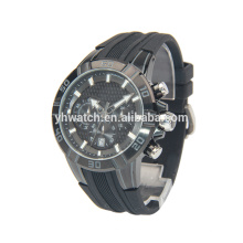 Cold light sport watch silicone strap for mature men